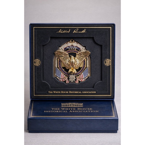 White House Historical Association Other - 2017 White House Christmas Ornament Franklin Delano Roosevelt FDR Eagle Boxed